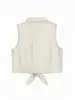 Camisa Casual sin Mangas de Estilo Americano de Moda para Mujer, Comercio Exterior Transfronterizo, Nueva Camisa Chaqueta Top Dulce y Picante Verano 2026
