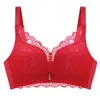 Lencería Sexy de Encaje para Mujer Sin Aros, Push-Up, Sin Costuras, Transpirable y Cómodo Sujetador, Push-Up para Pecho Pequeño, Lencería Ajustable para Mujer