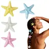 Pasador Imitación Estrella de Mar Transfronterizo para Niñas, Pinza Lateral para el Cabello, Accesorio para el Fleco tipo Pinza de Pato Costero, Accesorio para Recogido de Vacaciones de Verano para Mujeres