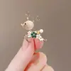 Broche com Acabamento de Luxo, Estilo Nicho e Simples, Alfinete de Roupa, Acessório de Pérola para Terno, Broche