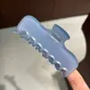 Pinza para el Cabello de Acetato Color Caramelo para Mujer, Accesorio de Lujo para Recogido en la Parte Trasera de la Cabeza, Nuevo Diseño Versátil y Sencillo