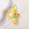 Chaveiro de Boneca Fruta Estrela Resina Liga Liga Desenho Animado Colorido Pingente Criativo Chaveiro de Fruta Desenho Animado Lote Misto