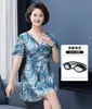 Traje de baño para mujeres de mediana edad y mayores, traje de dos piezas conservador estilo falda con shorts tipo boxer, que oculta el abdomen y adelgaza, traje de baño de talla grande para madres