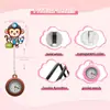 Relógio de bolso médico de animal de desenho animado, relógio de bolso retrátil para enfermeiro e médico, relógio de bolso fofo, fivela de puxar fácil transfronteiriça, relógio anti-perda