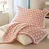 Un par de fundas de almohada tradicionales de algodón, 100% algodón puro, resistentes al aceite, extragrandes y gruesas, adecuadas para adultos, universales para todas las estaciones