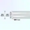 Tubería de Silicona de Grado Alimenticio al por Mayor Resistente a Altas Temperaturas Dispensador de Agua Transparente Silicona Suave Tubo Paja Sin Deformación Mesa de Té Tubo de Silicona