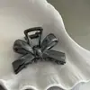 Pinza Metálica Dulce y Fresca con Forma de Lazo para Peinados Semirecogidos, Pinza de Tiburón de Moda con un Estilo Minimalista de Nicho