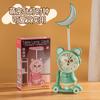 Reloj Pequeño de Dibujos Animados, Movimiento Silencioso, Aspecto Elegante, Creativo, Animal Lindo en Coche, Decoración de Escritorio y Mesita de Noche, Adornos, Regalos al por Mayor