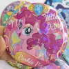 Broche de Insígnia da Série My Little Pony Rainbow Dash Pinkie Pie Twilight Sparkle Mercadoria Broche a Laser Broche de Caixa Surpresa Oferta Especial de Liquidação