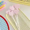 Decorações para bolos de aniversário, figuras de cachorro de orelhas grandes, figuras de princesinha, figuras de fada, figuras de menina, decorações para bolos de aniversário infantil, toppers de flor de plástico macio