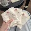 Estilo Japonés 10A Antibacterianas Algodón Puro para Niñas Braguitas para Mujer Florales Transpirables Entrepierna Extendida Tiro Medio Hipster Braguitas para Mujer