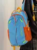 Bolsa de Moda Transfronteiriça Cor Dopamina Color-Blocking para Caminhada ao Ar Livre e Montanhismo Mochila Multifuncional Bolsa de Viagem Bolsa para Computador Mochila