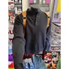 Suéter Gris con Cuello Henry para Hombre Otoño e Invierno Retro Americano Suéter de Alta Gama Camisa Limpia para Capas Interiores