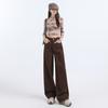 2163 Otoño e Invierno Nuevos Pantalones Vaqueros Machete con Corte Tridimensional Combinados y Diseño Suelto para Mujer Pantalones Banana