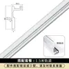 Riel de Puerta Plegable para Armario con Riel Inferior, Puerta Corredera Antidesprendimiento para Vestidor, Juego Completo de Accesorios de Ferretería para Riel Deslizante Colgante Plegable