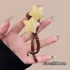 Pinza para el pelo retorcida en forma de estrella, Exquisito y elegante pasador para moño, Sencillo y versátil, Nuevo modelo 2026, Adecuado para cabello fino, Al por mayor