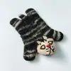 Exportado a Japón Posavasos Lindo de Fieltro de Lana de Animal Forma de Dibujo Animado Adorno de Escritorio Mantel Individual Pad Aislante Regalo de Navidad