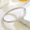 Pulsera de Acero de Titanio para Niñas, Gama Alta de Nicho, Cielo Estrellado, No se Desvanece, Incrustada de Diamantes, Exquisita y Generosa Estilo Ins Pulsera Totalmente de Diamantes