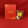 Pingente de Cavalo Cartoon Dourado Atrai Dinheiro com Fio Vermelho, Chaveiro com Design Fofo para o Ano do Cavalo, Pequeno Presente
