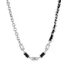 Collar de Acero de Titanio para Hombre con un Diseño de Empalme de Alta Gama, Estilo Hip-Hop Versátil, Cadena para Clavícula de Nicho Fresca y Moderna, Accesorio para Hombre