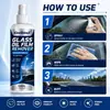 Spray Limpador de Vidros de Carro Kineshinex 100ml Removedor de Filme Oleoso para Limpeza de Para-brisa Dianteiro e Espelhos Retrovisores