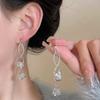 Pendientes de Pedrería Exagerada Super Brillantes de Lujo Ligero para Graduación y Noche, Pendientes de Botón Elegantes y Geniales, Pendientes de Diosa