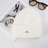Gorro de Lana Tejido Simple Estilo Coreano para Mujer, Gorro Pulóver Versátil de Otoño e Invierno para Parejas, Gorro de Lana Cálido Estilo Japonés para Estudiantes