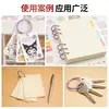Chaveiro Pingente Colorido Argola de Chaveiro Decorações de Bolsa Acessórios diy Argola de Livro Pintura Metálica Argola de Cartão Argola de Chaveiro