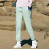 Calça Camuflada Feminina para Uso Externo Calça de Secagem Rápida com Cintura Elástica Elástica Respirável Leggings Esportivas Elásticas Calça de Primavera Outono Verão