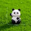 Micro-paisaje de musgo panda pequeño lindo creativo alrededor de la estufa para hervir té muñeca accesorios de decoración diy mini adornos pequeños