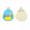 Serie de Artículos Escolares Estilo Campus Joyería con Goteo de Aceite Accesorios Colgantes de Aleación DIY Cadenas para Teléfono Llaveros