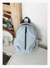 Mochilas Escolares para Estudiantes de Secundaria y Preparatoria, Mochilas de Alta Calidad para Mujer, Simples, de Color Sólido, Mochilas Ligeras para Viajes al Aire Libre