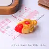 Decoraciones para Casa de Muñecas Temática de Gatos, Juguetes de Bocadillos, Mini Panes de Simulación de Resina, Juguetes de Comida en Miniatura