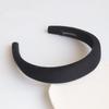 Diadema Maillard Parte Superior Craneal Alta Retro Diadema Prensada Lavar Cara Mechones de Cabello Marrón Esponja Salir Horquilla Combinable Tocado