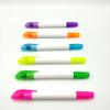 Crayón resaltador sólido personalizado de fábrica crayón de gelatina crayón 6 colores estado sólido resaltador giratorio lápiz llave