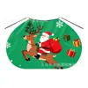 Capa Roja Navideña Personalizada de Fábrica para Niños con Gorro Navideño Impreso, Capa Verde de Reno para Niñas con Lazos