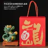 Figura de Animal de Té Gran Sabio de Arenisca Verde Estilo Chino, Adorno de Escritorio Wukong, Paisajismo de Roca para Acuario, Maceta de Decoración para el Hogar