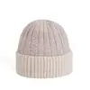 Gorro de punto con bloques de color retro transfronterizo, forrado de polar, cálido y protector para los oídos para otoño e invierno, unisex, versátil para uso en exteriores, grueso y cálido