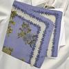 Pañuelo Cuadrado Pequeño de Alta Gama, Pañuelo Paisley para Mujer, Stock Listo Transfronterizo Coreano, Pañuelo Cuadrado con Estampado de Leopardo de Imitación al por Mayor
