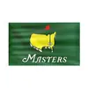 Bandeira de torneio de golfe master para fornecimento transfronteiriço, bandeira dos masters, bandeira de poliéster para golfe 3*5 pés