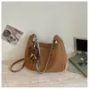 Bolsa transversal de design de moda transfronteiriça feminina nova estilo coreano nicho casual para o dia a dia textura tecida versátil bolsa de ombro único