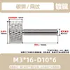 Tornillo de mano moleteado de cabeza grande que ajusta y aprieta el tornillo de mano giratorio con los dedos Tornillo de mano moleteado M3M4
