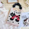 Monedero para Fiesta Estudiantil, Bolso para Teléfono Móvil de Compras, Bolso de Hombro Pequeño Tejido, Bolso de Mano Lindo Versátil, Bolso Cruzado Mini para Mujer