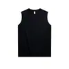 Nuevo top de verano de talla grande con cuello redondo de moda, camiseta sin mangas de talla grande de corte holgado, camiseta sin mangas estilo Hong Kong