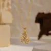 Cadena para Clavícula de Lujo Ligero de Acero Inoxidable con Diamantes, Serie Oceánica, Joyería de Nicho de Gama Alta para Mujeres, Moderna para el Viaje Diario