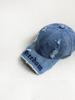 Gorra de Béisbol Lavada con Agujeros Estilo Coreano Primavera, Ala Corta, Personalizada para Mujer, Ala Cortada a la Mitad para Hombre