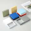 Funda de Película de PE para Joyería Caja Colgante para Anillo Collar Pulsera Pasador Caja de Joyería Caja de Embalaje para Almacenamiento de Uñas Portátil