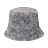 Sombrero de Mujer Otoño e Invierno Más Fácil de Combinar Engrosado Cálido Protección para los Oídos Sombrero Cubeta Moderno Relleno Viaje Exterior Color Sólido Sombrero de Pescador Mujer 2025