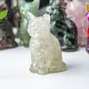 [Adornos de Gato de la Suerte] Resina Tallada a Mano Mascota de la Suerte Decoración para Hogar y Tienda Creativo