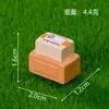Cabine de correios retro criativa em miniatura para paisagem DIY casa de bonecas acessórios de decoração para casa ornamento de mesa de escritório